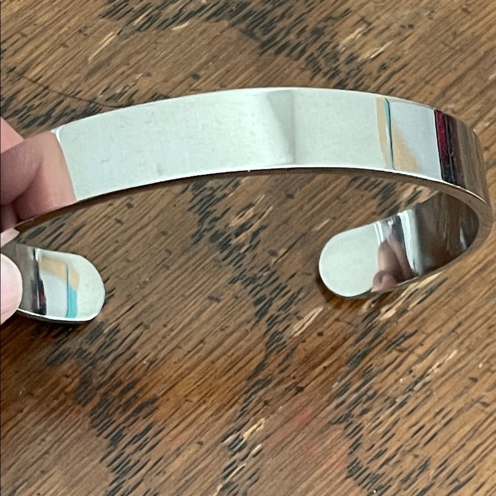 Silver tone Cuff Bracelet